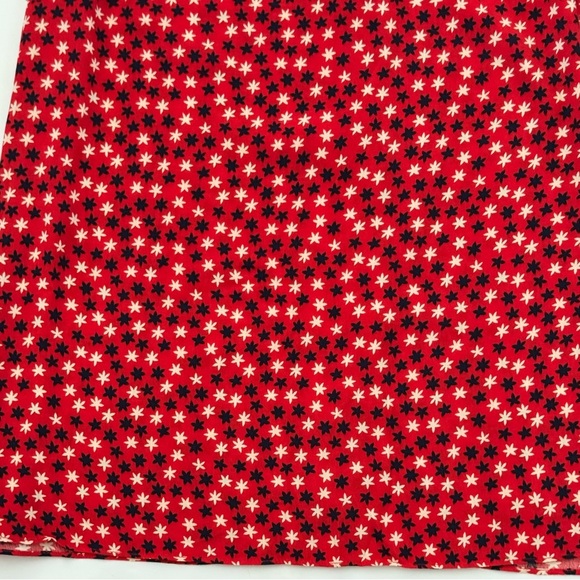Boden Hyacinth Scattered Stars Casual Midi‎ Knee Length Dress, Red, Size 8 - Picture 8 of 12